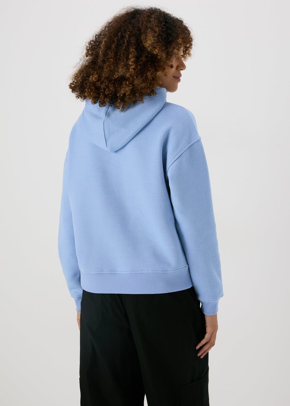 Blue Basic Hoodie