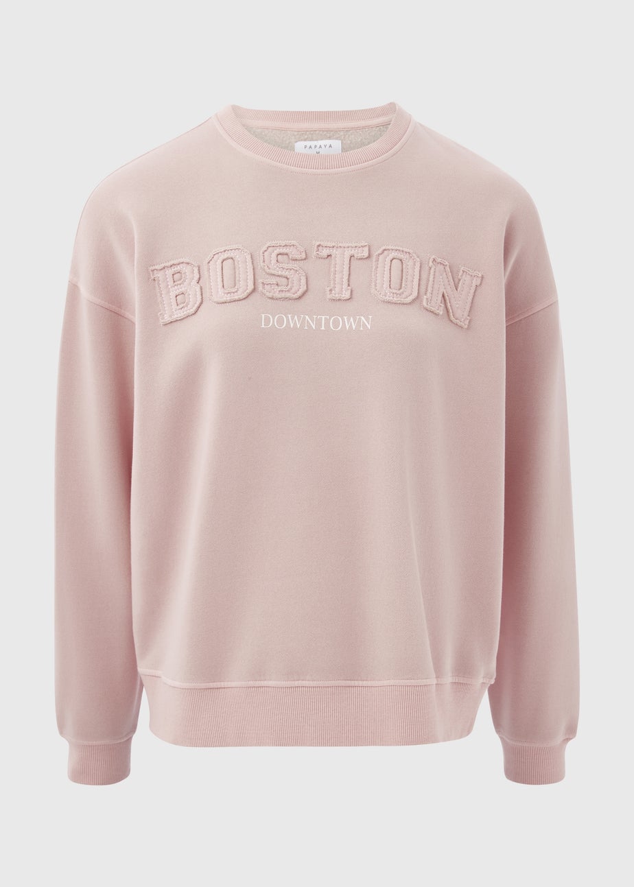 Pink Boston Sweatshirt