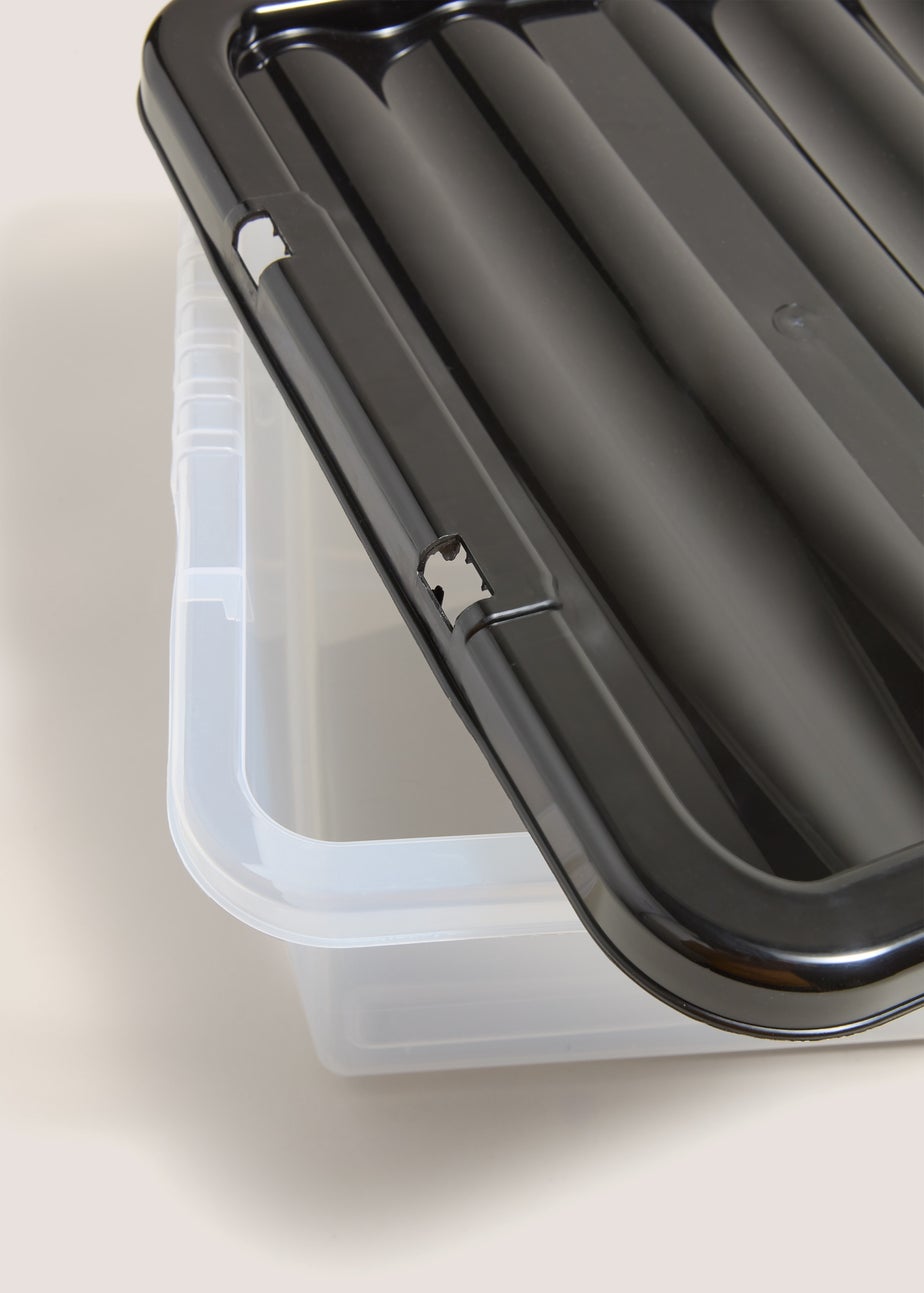 Black Lid Storage Box (32 Litres)