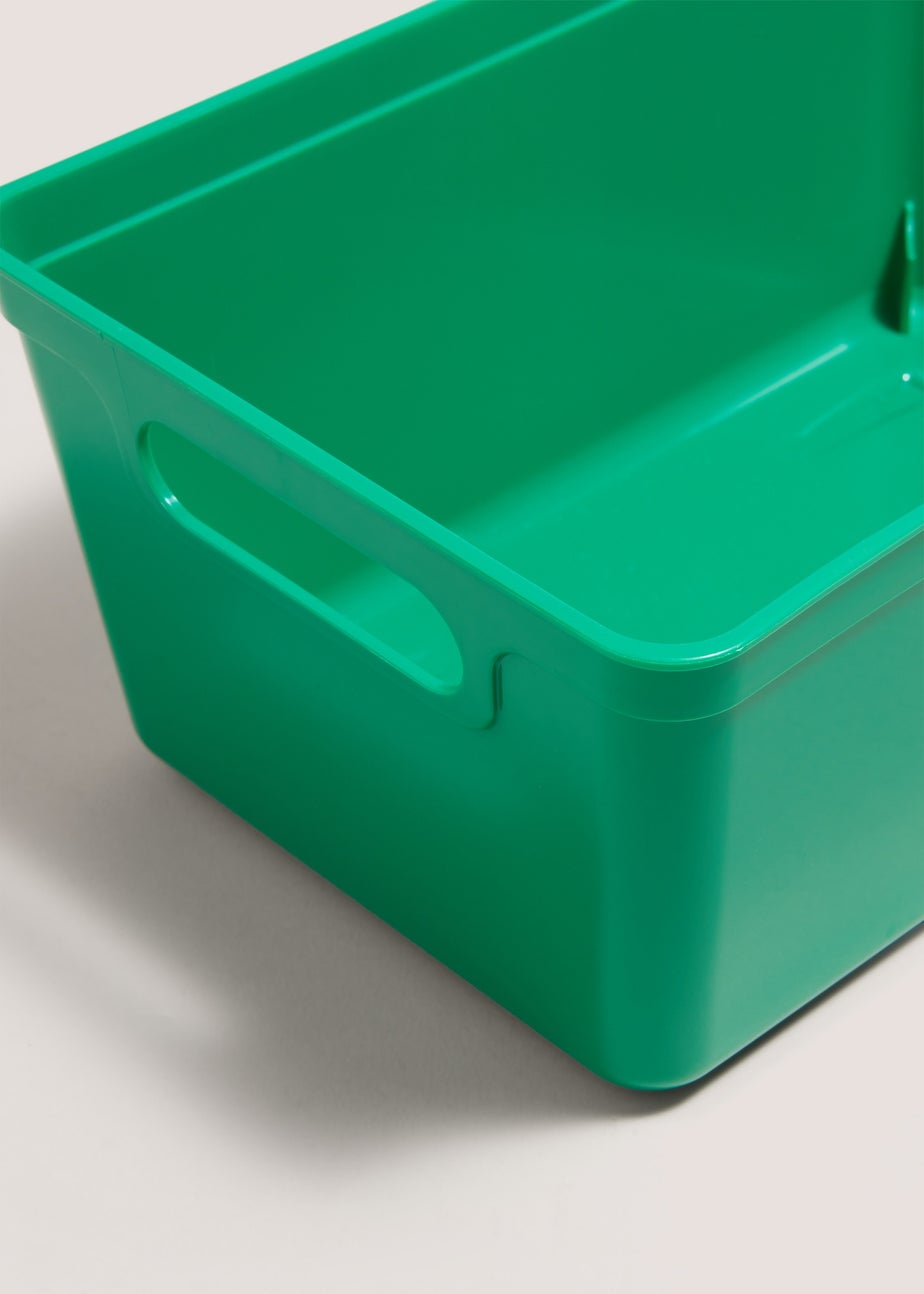Green Small Storage Tray (25cm x16.5cm x11.5cm)