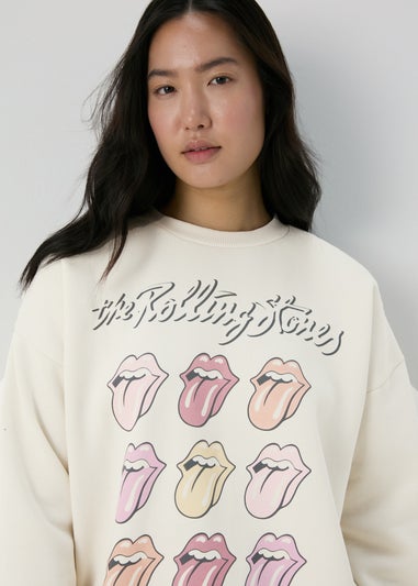 Cream Rolling Stone Sweatshirt