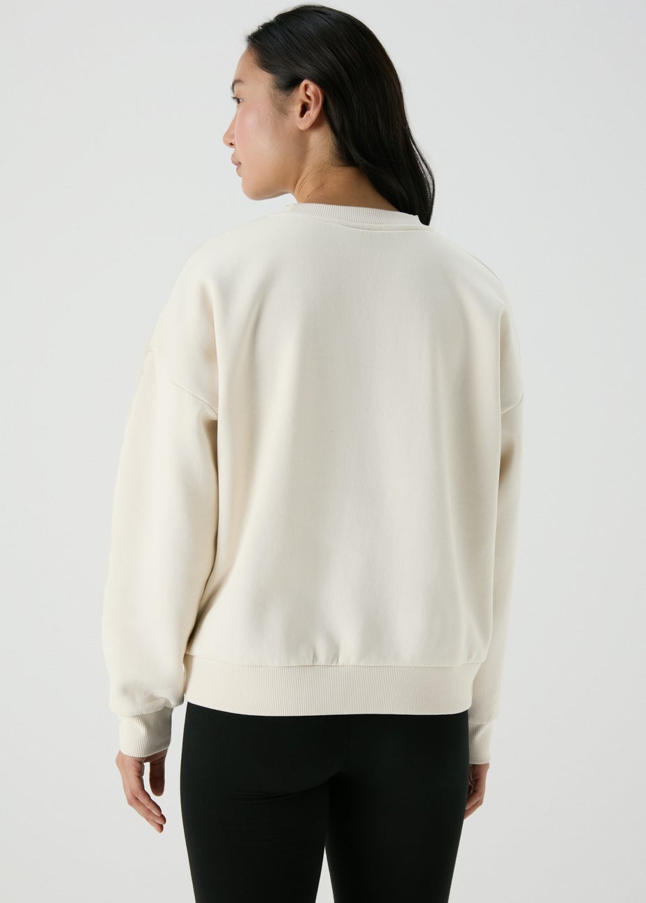 Cream Rolling Stone Sweatshirt