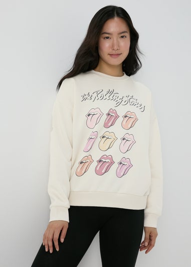 Cream Rolling Stone Sweatshirt