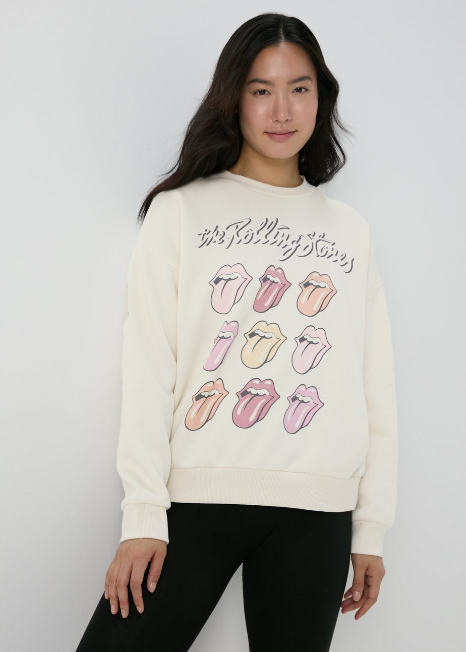 Cream Rolling Stone Sweatshirt