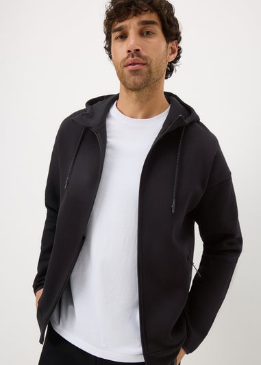 Souluxe Black Zip Up Hoodie