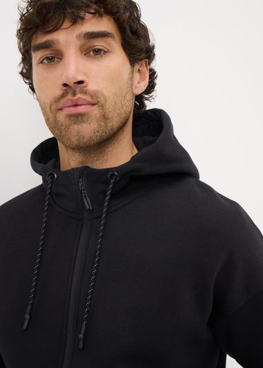 Souluxe Black Zip Up Hoodie