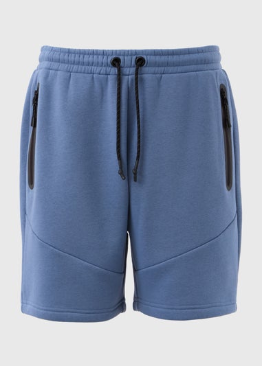 US Athletic Blue Panel Jogger Shorts