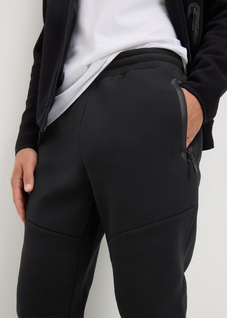 Souluxe Black Panel Joggers