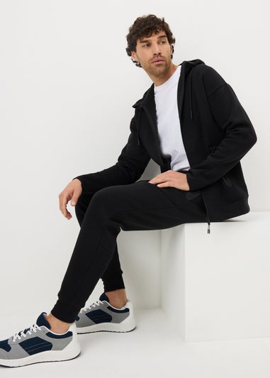 Souluxe Black Panel Joggers