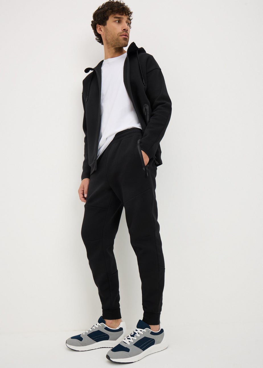 Souluxe Black Panel Joggers