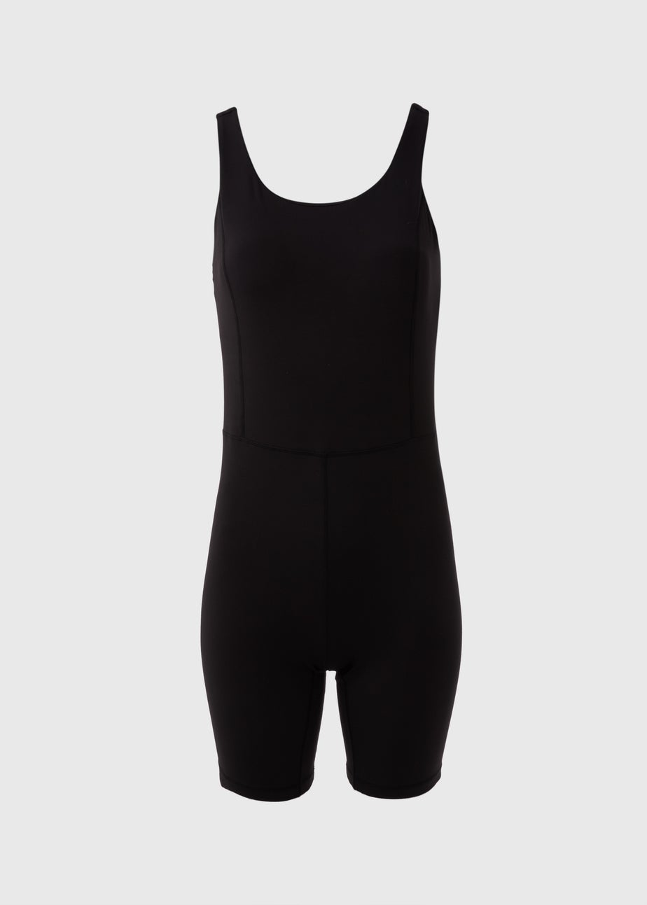 Souluxe Black Short Unitard