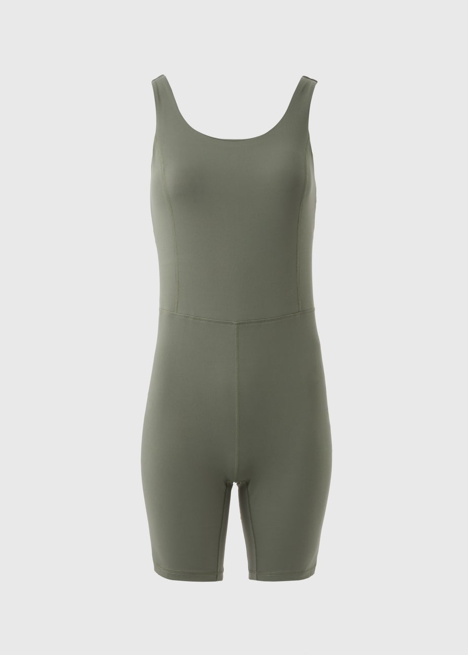 Souluxe Khaki Short Unitard