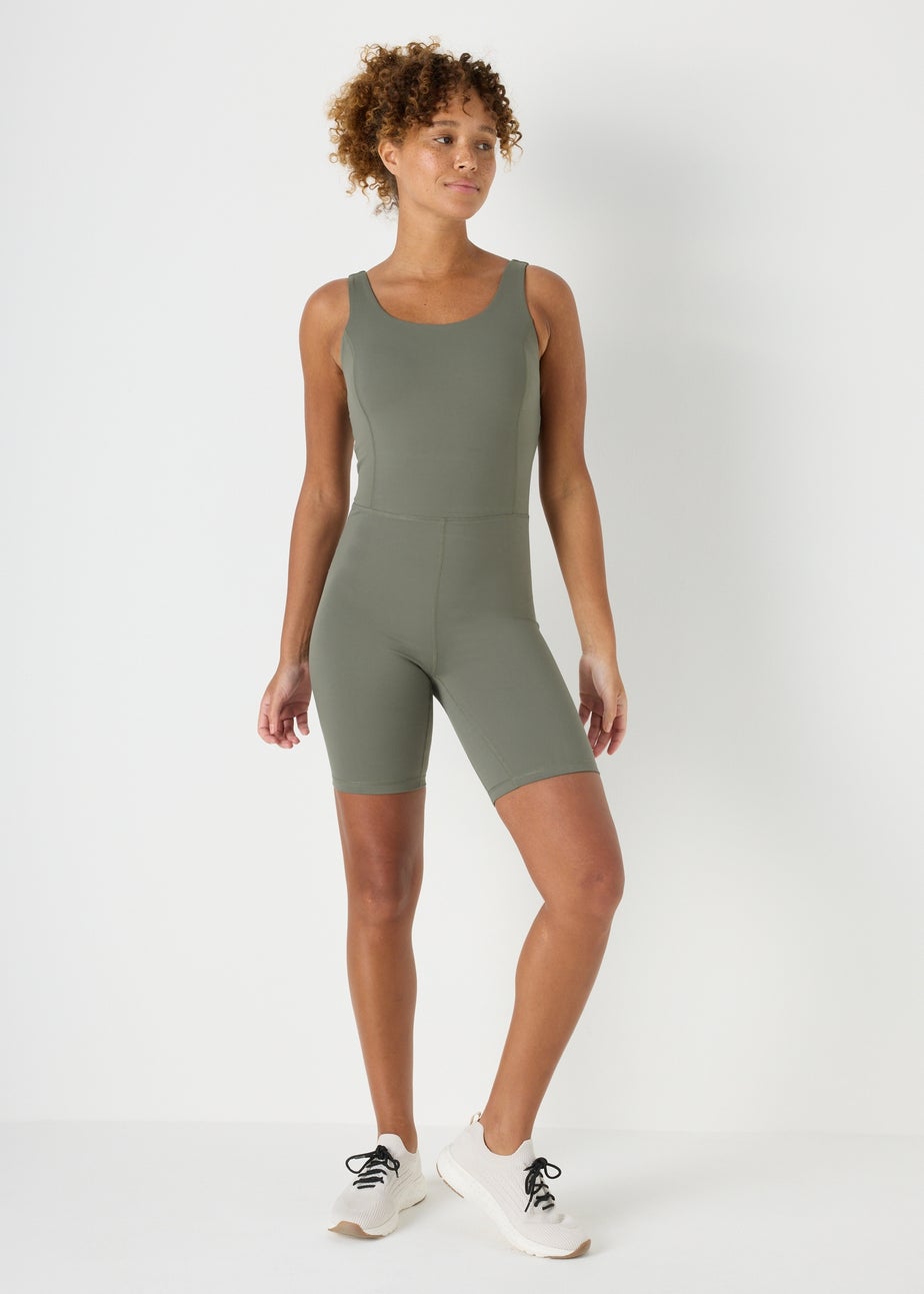 Souluxe Khaki Short Unitard