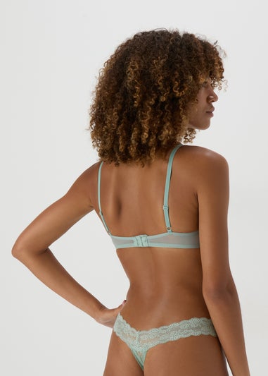 3 Pack Multicolour Lace Thong