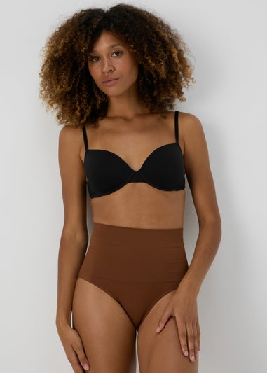 Brown Seamless Shapewear Briefs