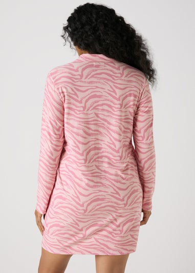 Pink Zebra Shirt Nightie