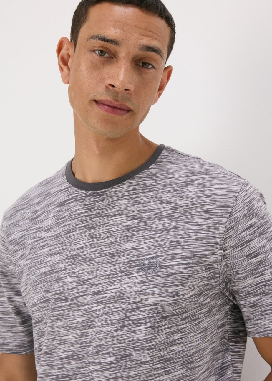 Grey Space Dye T-Shirt