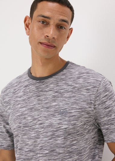 Grey Space Dye T-Shirt