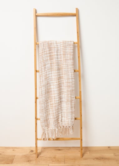 Beige Mottle Throw