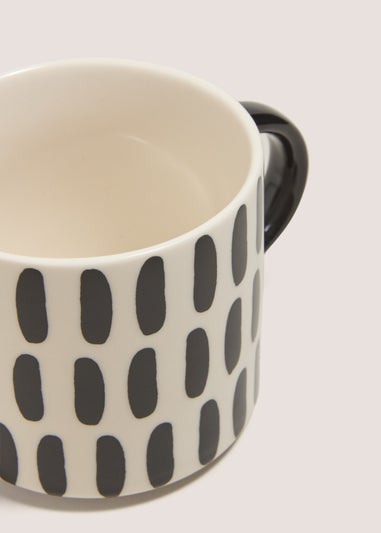Monochrome Dash Mug