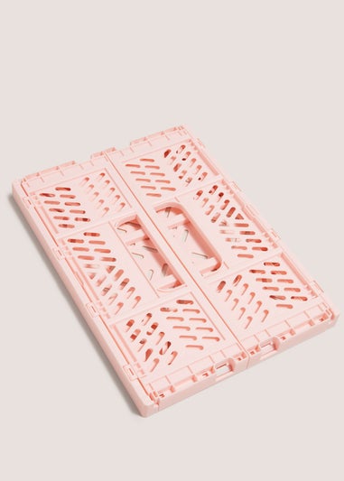 Pink Medium Collapsible Crate (290mmx215mmx115mm)