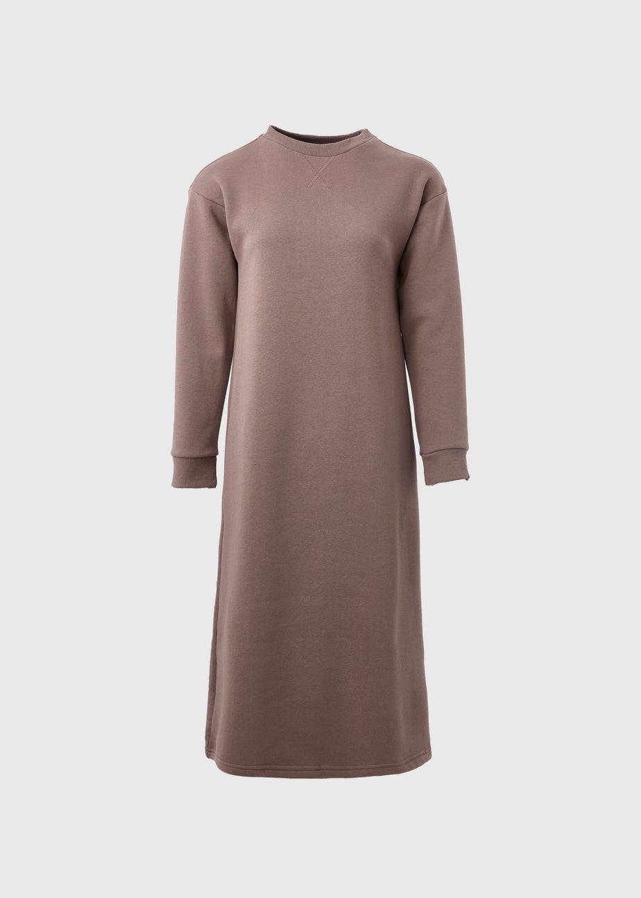 Taupe Midi Sweater Dress