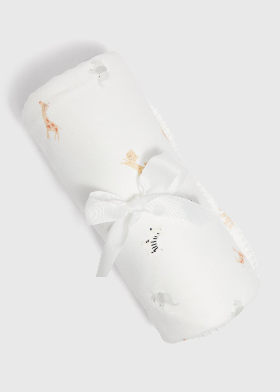 Baby Cream Safari Blanket