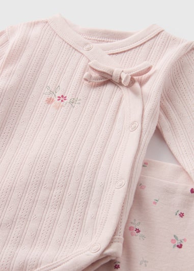 Baby Pink Bodysuit & Leggings Set (Newborn-18mths)