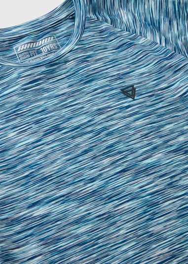 Boys Blue Space Dye T-Shirt (7-15yrs)