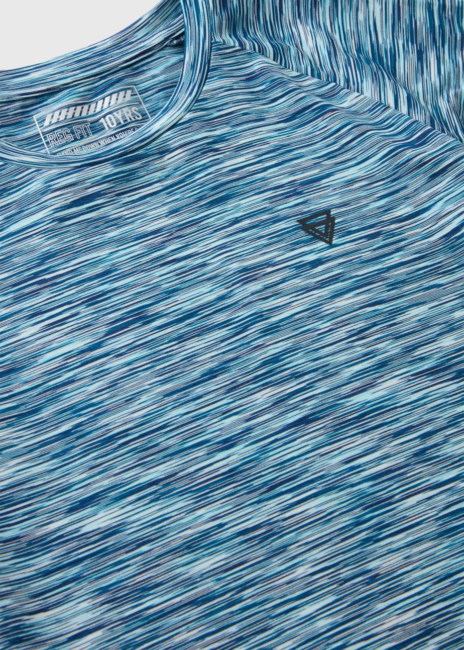 Boys Blue Space Dye T-Shirt (7-15yrs)