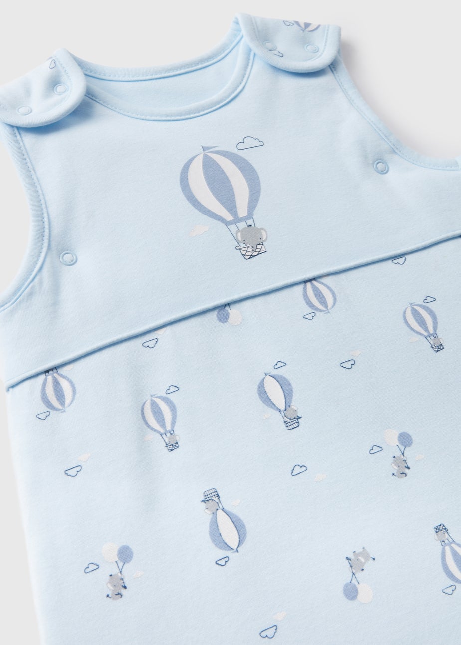 Baby Blue Hot Air Balloon Sleeping Bag (Newborn-18mths)