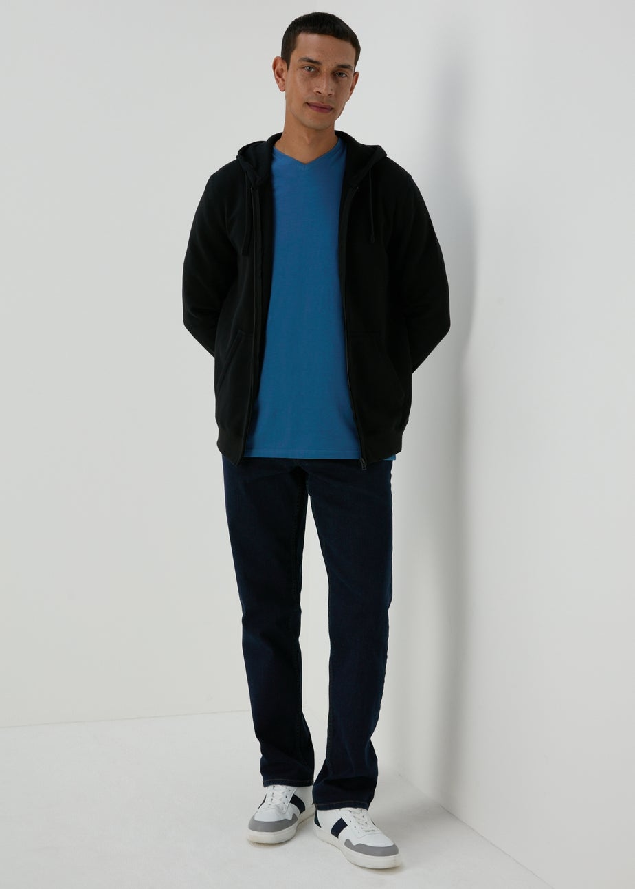 Blue V Neck Essential T-Shirt