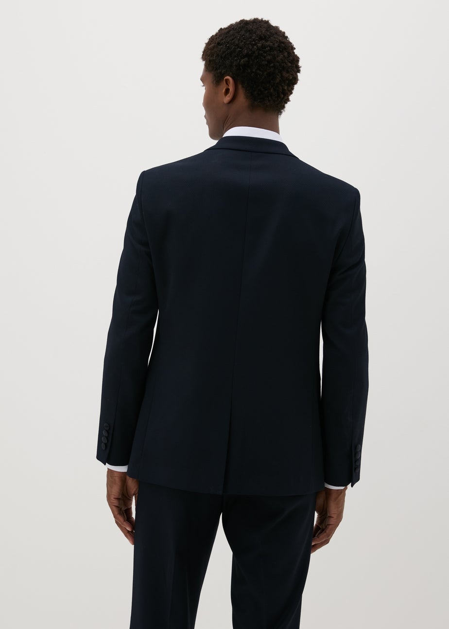 Taylor & Wright Dunham Navy Jacquard Evening Jacket