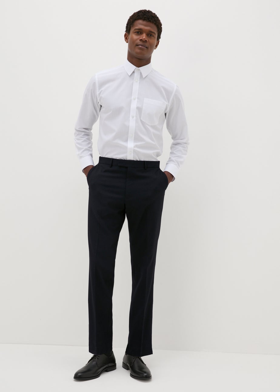 Taylor & Wright Dunham Navy Jacquard Evening Trousers