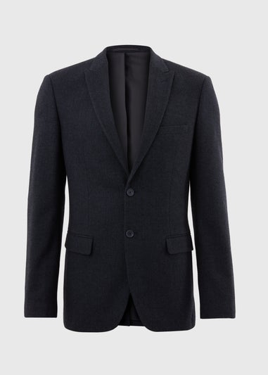 Taylor & Wright Highclere Navy Wool Blend Tailored Fit Suit Jacket