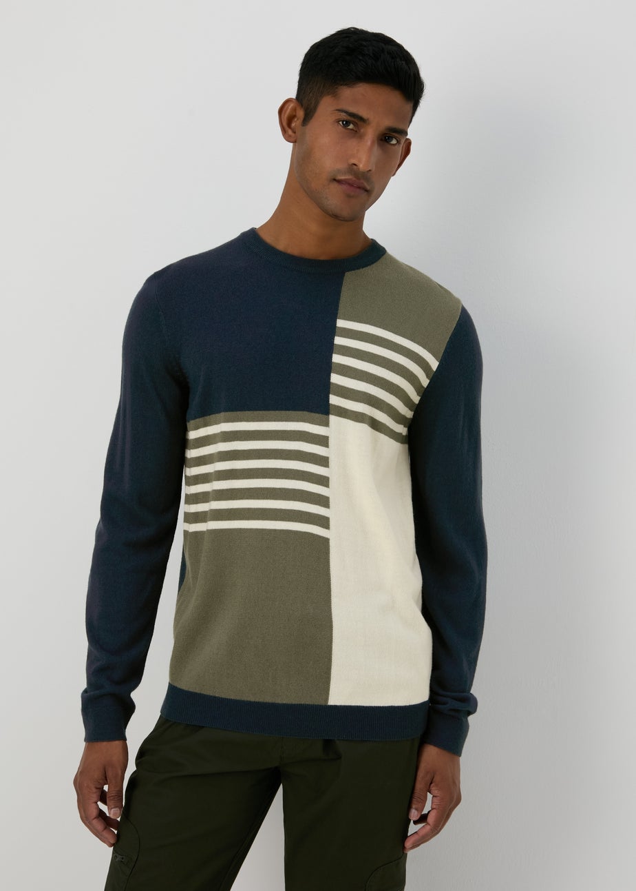 Multicolour Block Colour Jumper