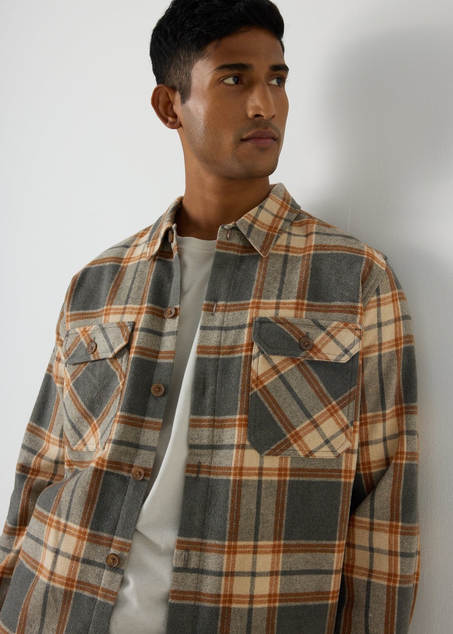 Khaki Check Shirt