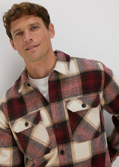 Red Check Shacket