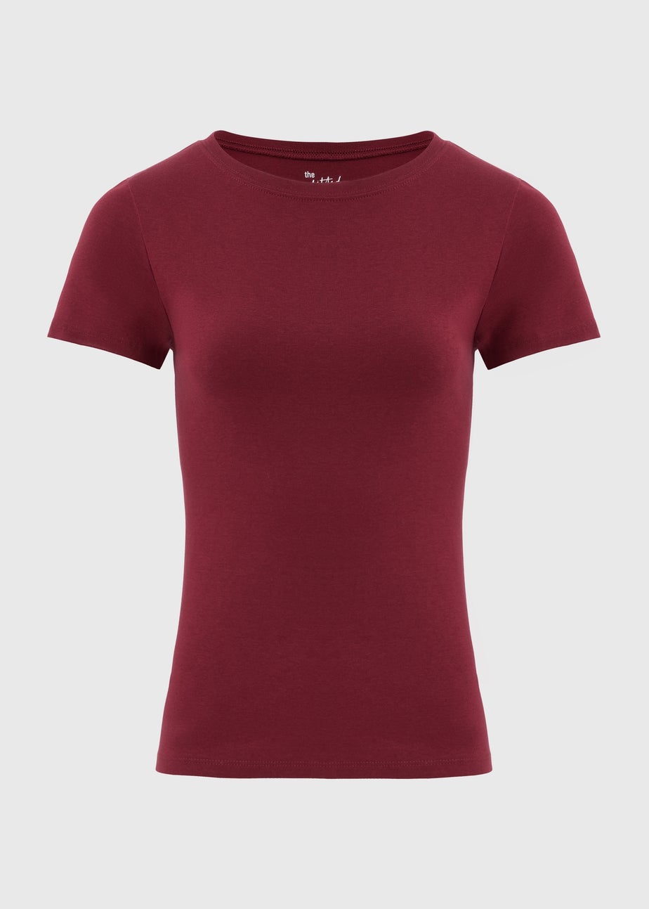Burgundy Short Sleeve T Shirt