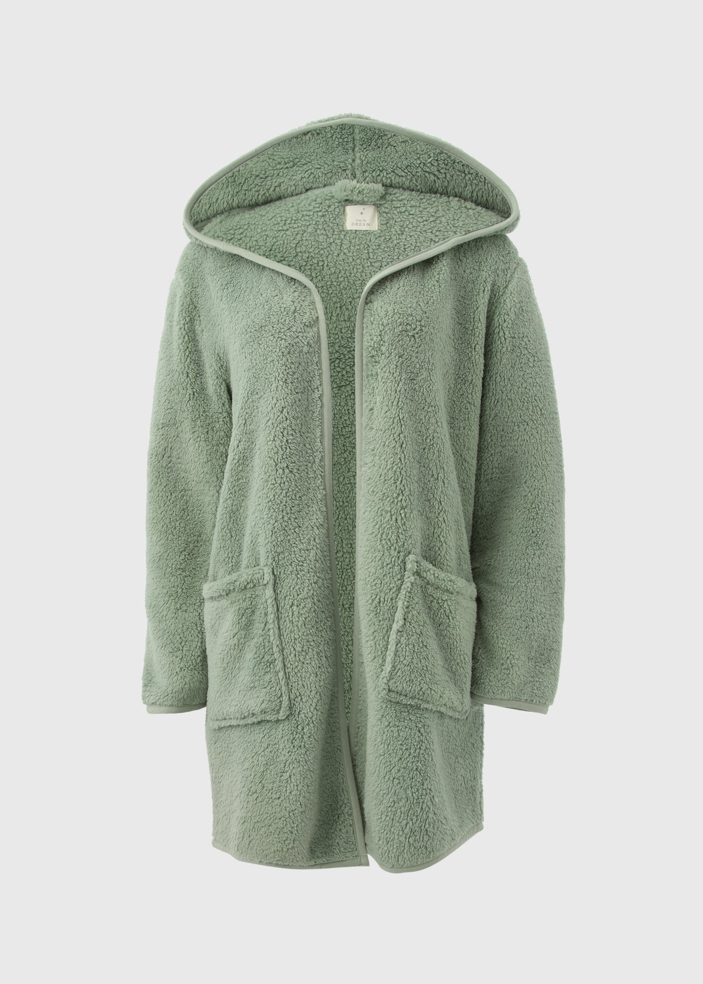 Green Fleece Lounge Cardigan - Matalan