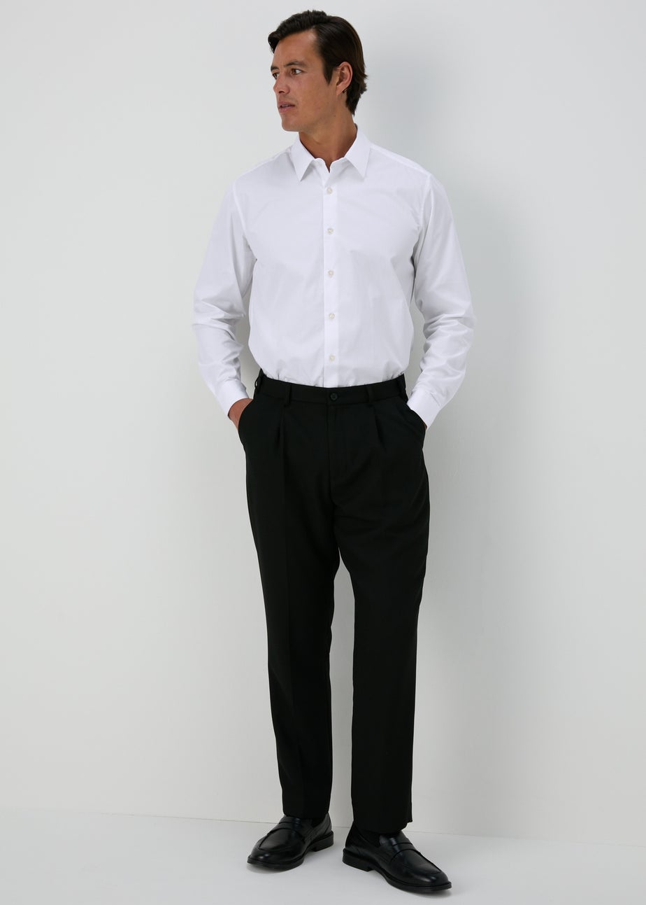 Taylor & Wright White Regular Fit Cotton Shirt