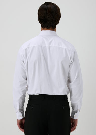 Taylor & Wright White Regular Fit Cotton Shirt