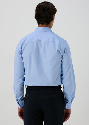 Taylor & Wright Blue Regular Fit Cotton Shirt