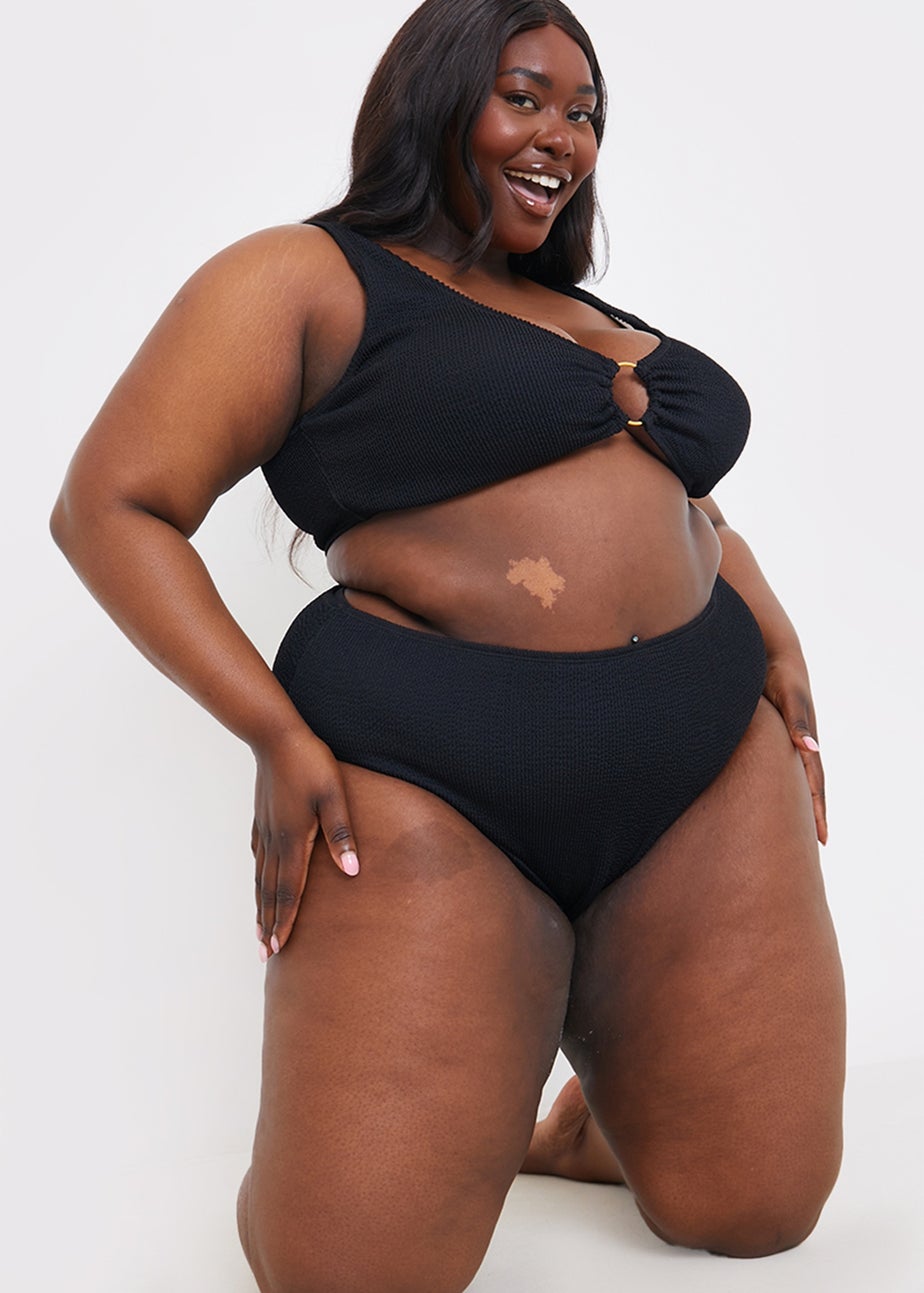 In The Style Jac Jossa Black Bikini Bottoms