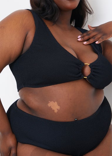 In The Style Jac Jossa Black Bikini Bottoms