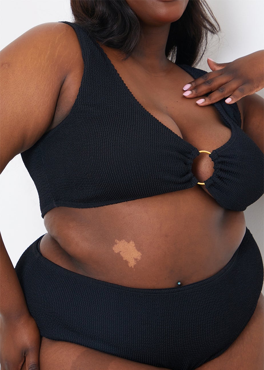 In The Style Jac Jossa Black Bikini Bottoms