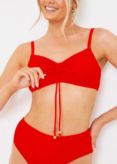 In The Style Jac Jossa Red Bikini Top
