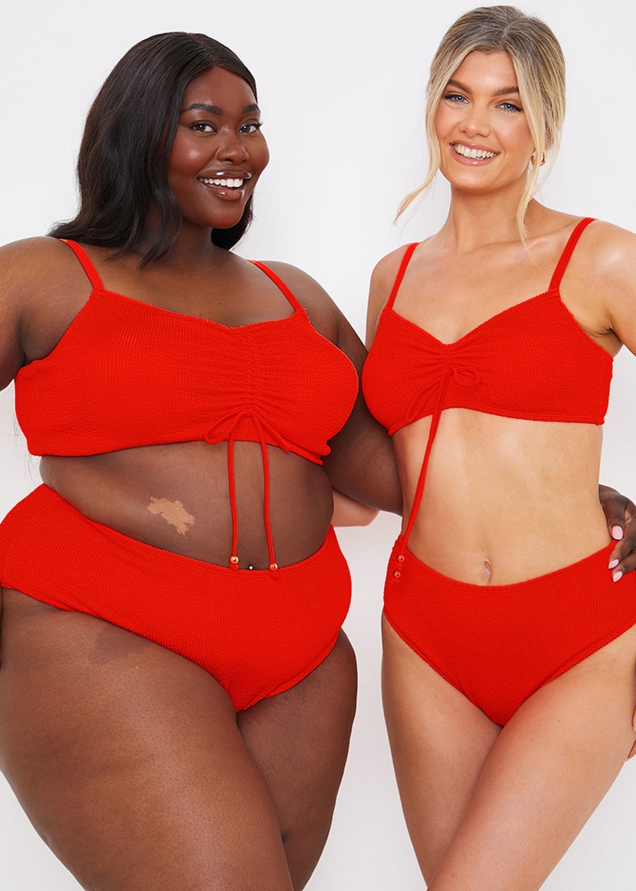 In The Style Red Bikini Bottoms