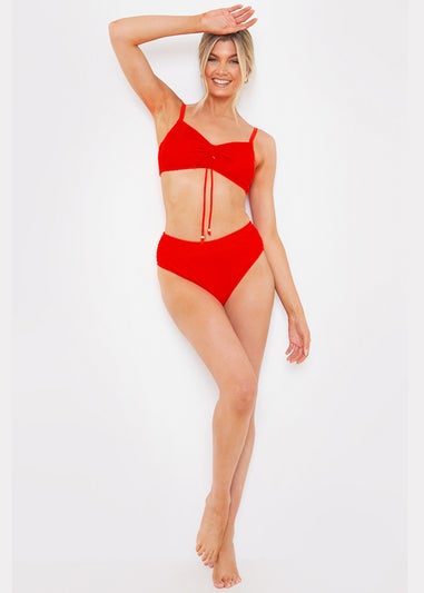 In The Style Red Bikini Bottoms
