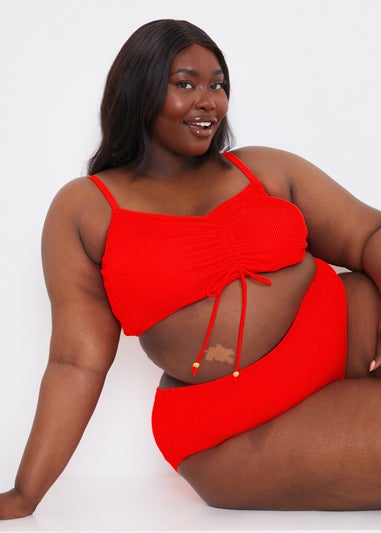 In The Style Red Bikini Bottoms